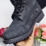 Black Timberland 6-Inch Waterproof Boot