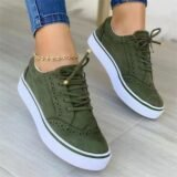 Upgrade your everyday footwear with our Suede Platform Sneakers, designed to bring together modern style and lasting comfort. Crafted with a soft suede upper for a premium look and feel, these sneakers feature a sturdy platform sole that adds subtle height and a trendy edge. The cushioned insole and supportive design make them ideal for all-day wear, whether you're out running errands or meeting up with friends. Pair them with jeans, dresses, or joggers for a versatile, elevated casual look.