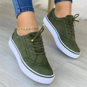 Upgrade your everyday footwear with our Suede Platform Sneakers, designed to bring together modern style and lasting comfort. Crafted with a soft suede upper for a premium look and feel, these sneakers feature a sturdy platform sole that adds subtle height and a trendy edge. The cushioned insole and supportive design make them ideal for all-day wear, whether you're out running errands or meeting up with friends. Pair them with jeans, dresses, or joggers for a versatile, elevated casual look.