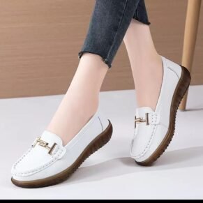 Classic moccasin-style slip-on loafers offering all-day comfort with timeless flair.