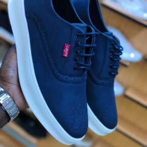 Casual comfort meets classic American style in the Blue Levi’s Men’s Shoes.