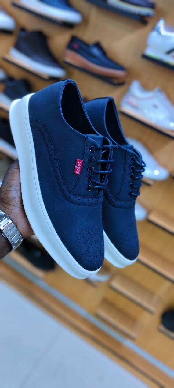 Casual comfort meets classic American style in the Blue Levi’s Men’s Shoes.