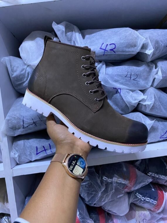 Classic sport-inspired boots with durable leather uppers and cushioned soles for urban adventures.