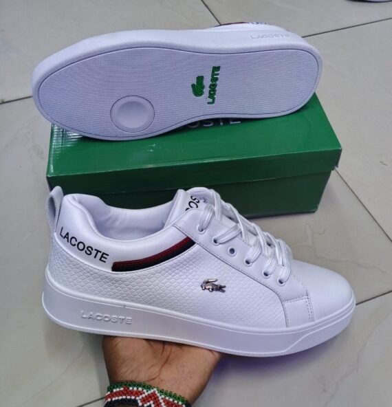 Elevate your everyday style with Lacoste Men's Leather Casual Shoes—crafted from premium materials for a blend of comfort, durability, and timeless design.