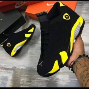 The Nike Air Jordan XIV combines sleek performance design with championship legacy, inspired by Michael Jordan's iconic playing style. Featuring responsive Zoom Air cushioning and a streamlined silhouette, these basketball shoes deliver speed, support, and unmistakable Jordan Brand style.